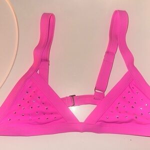 TikTok Shop Hot Pink Bikini Top